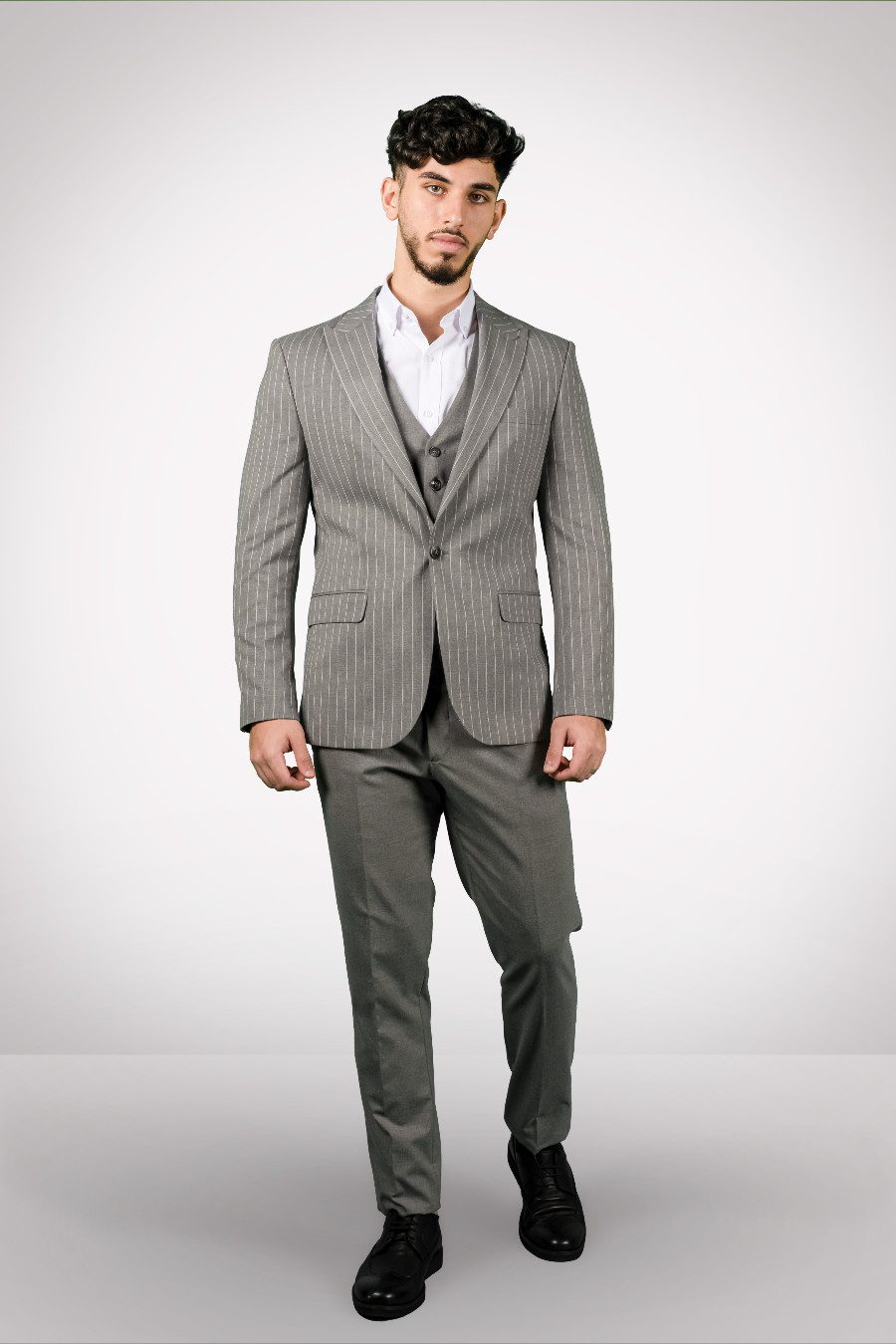 Pinstripe Suit