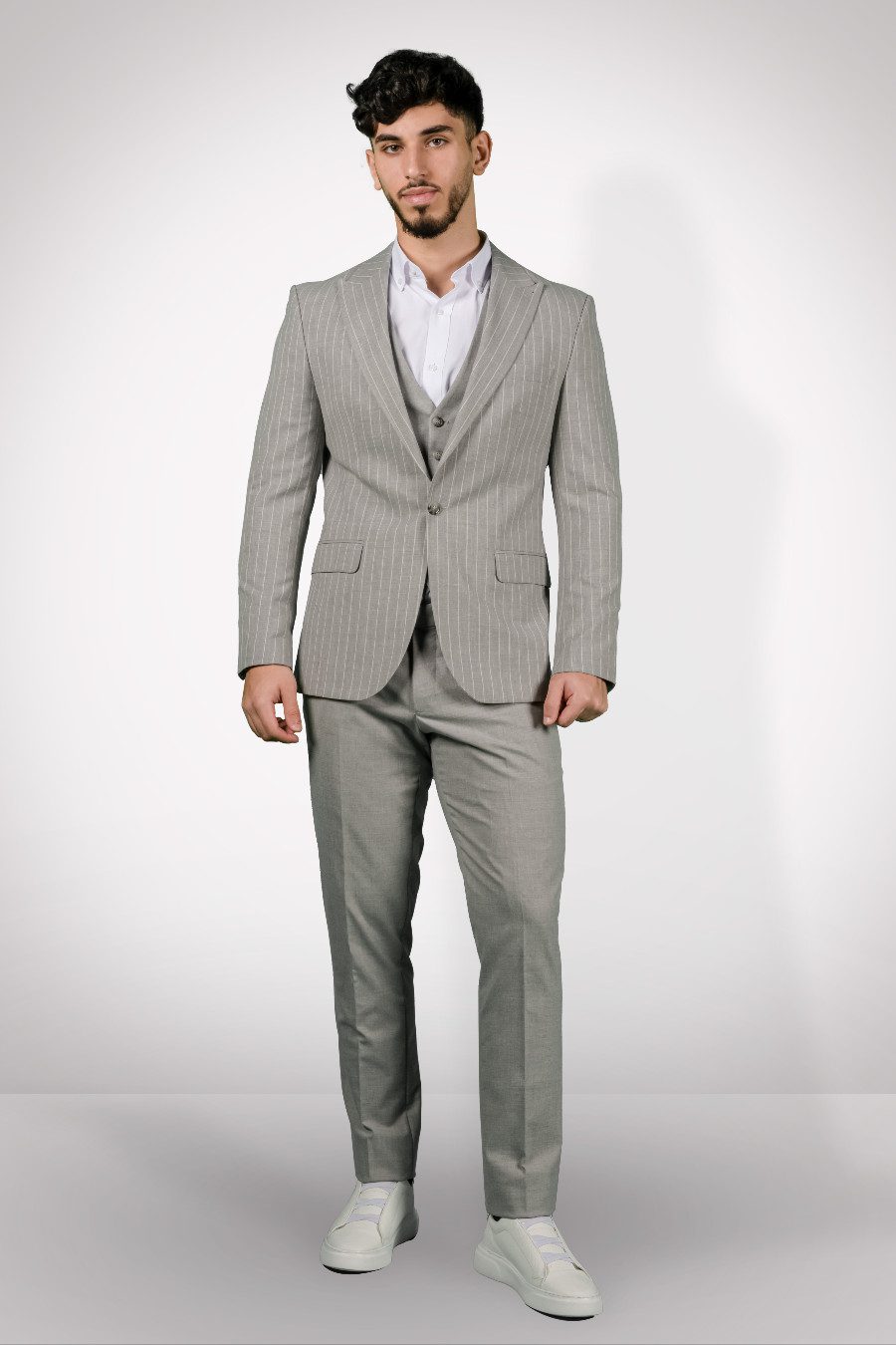 Pinstripe Suit
