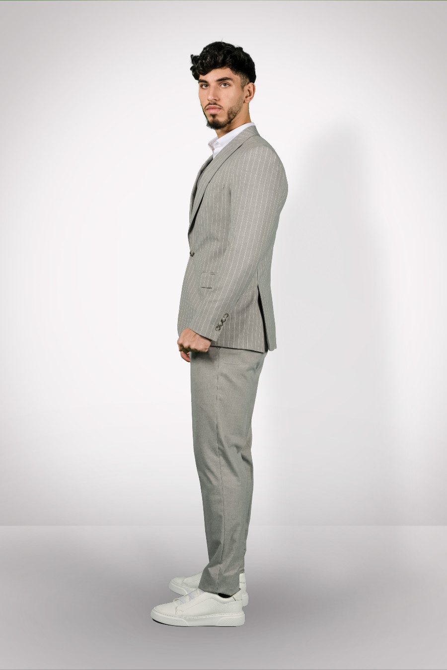 Pinstripe Suit
