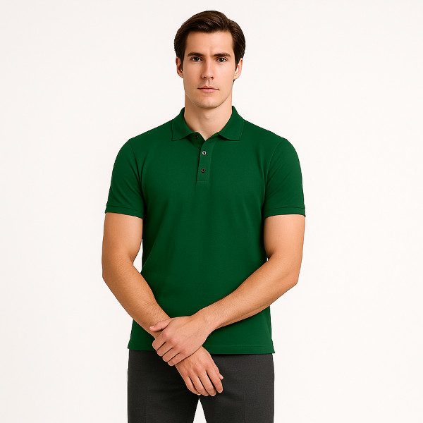 Polo shirt - olive-green