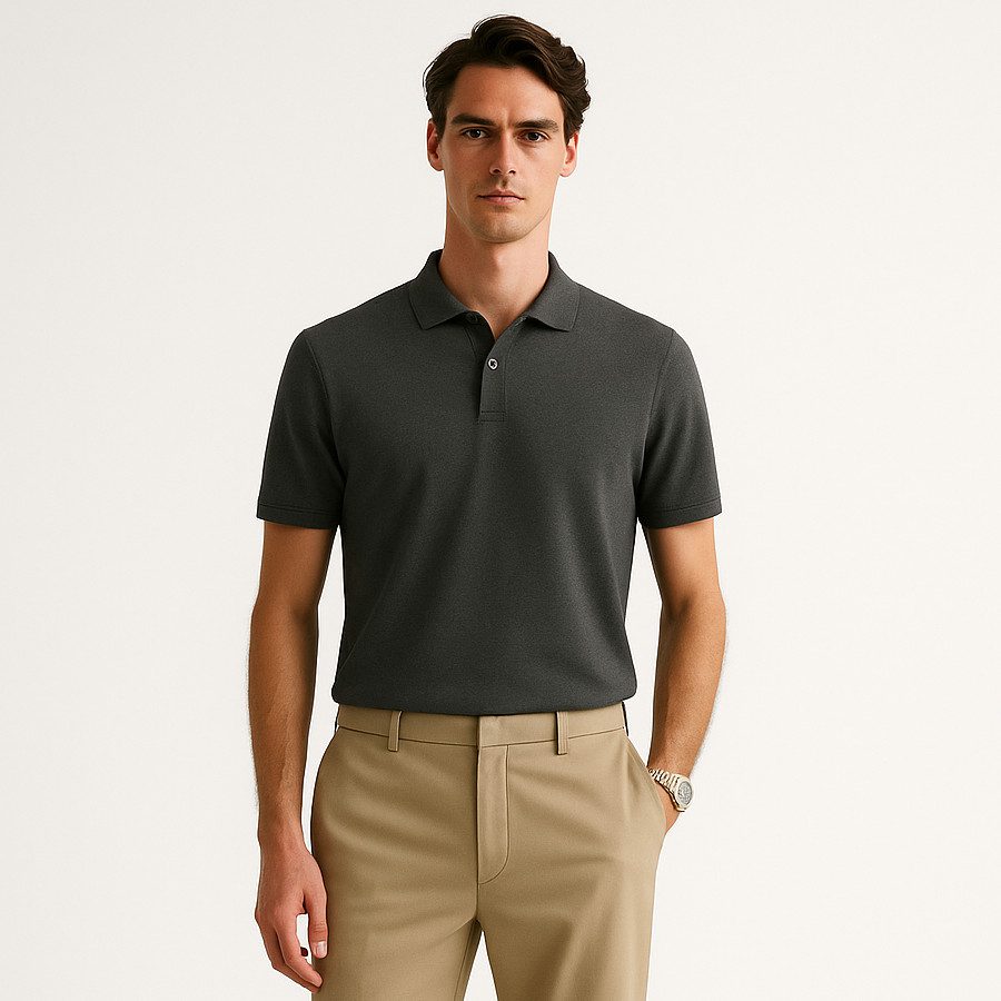 Polo shirt - dark-gray