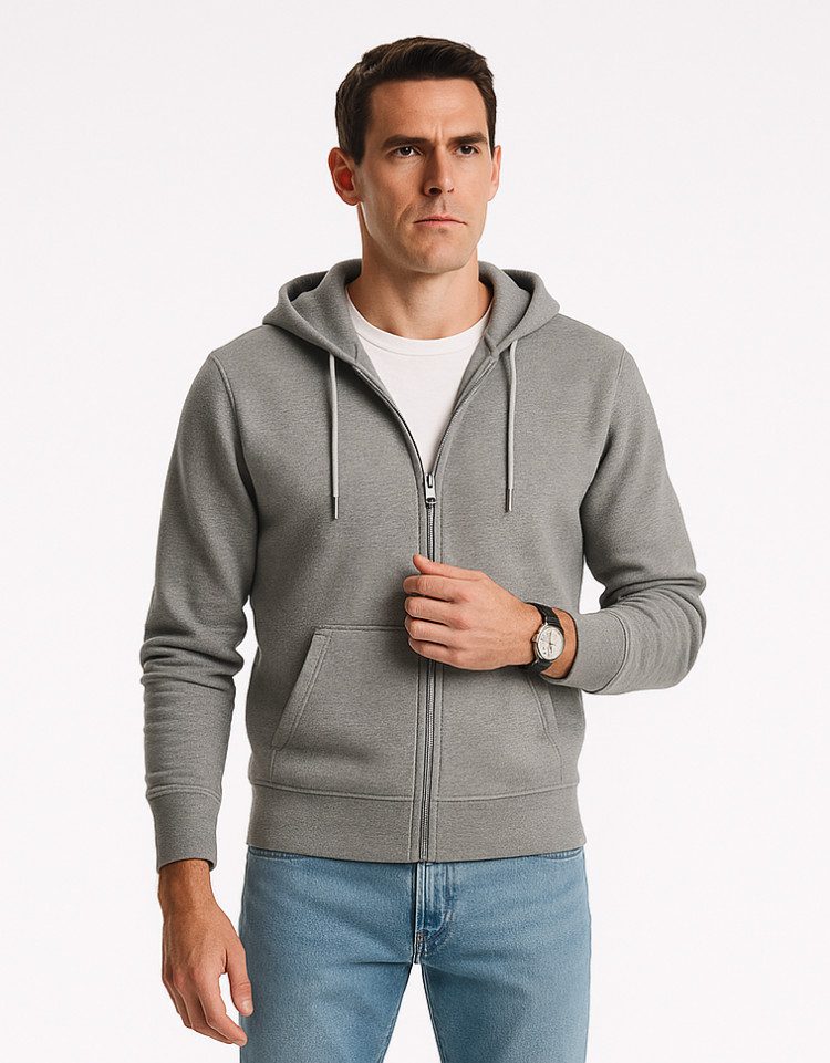 Zip-up hoodie
