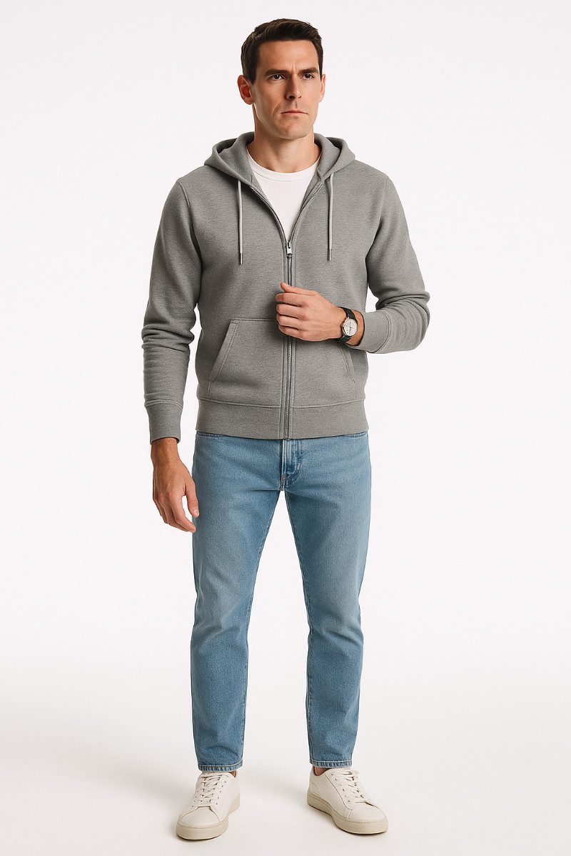 Zip-up hoodie
