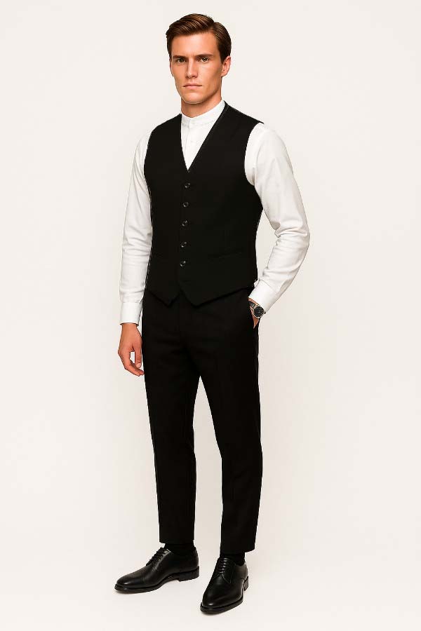 Male formal vest