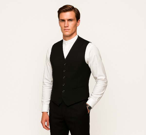 Male formal vest
