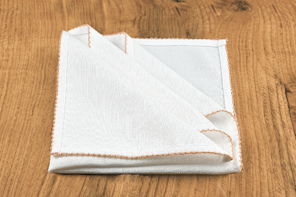 Napkin ornate frame