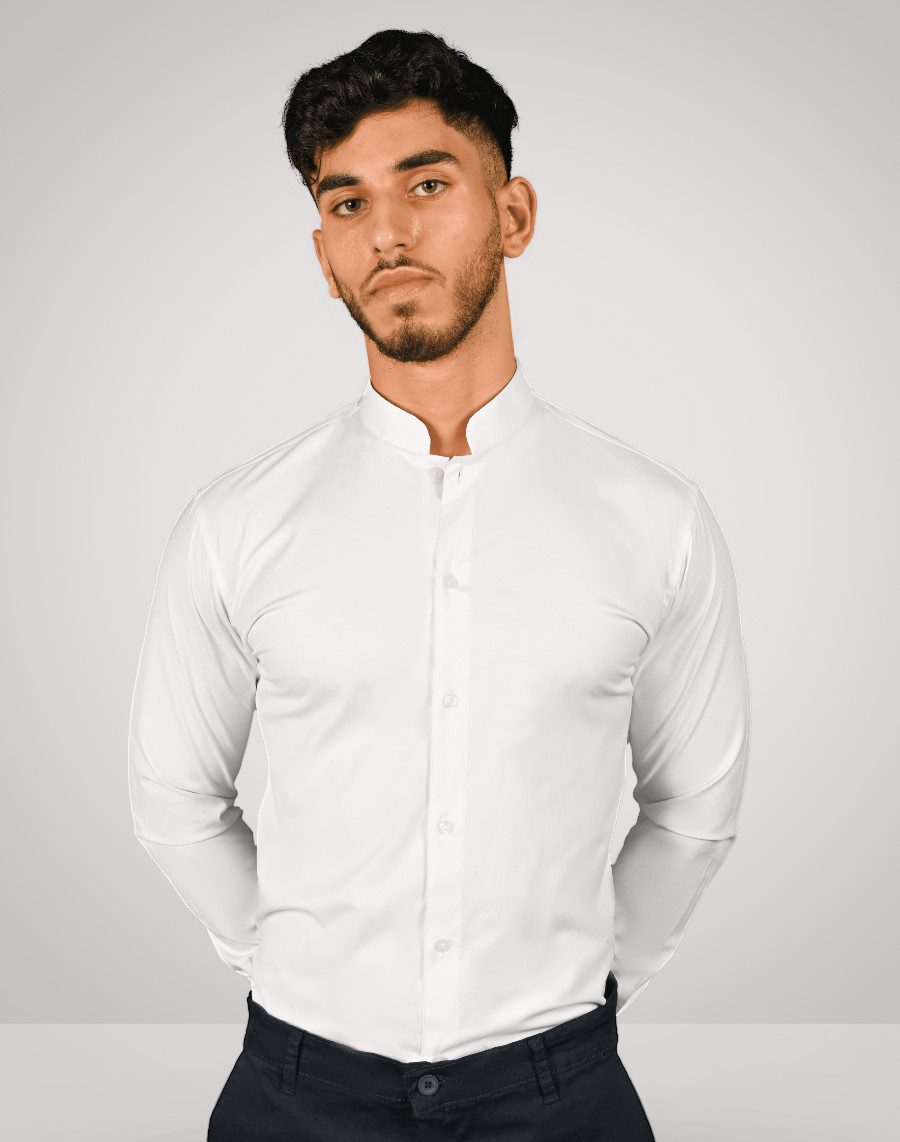 Chinese shirts - white