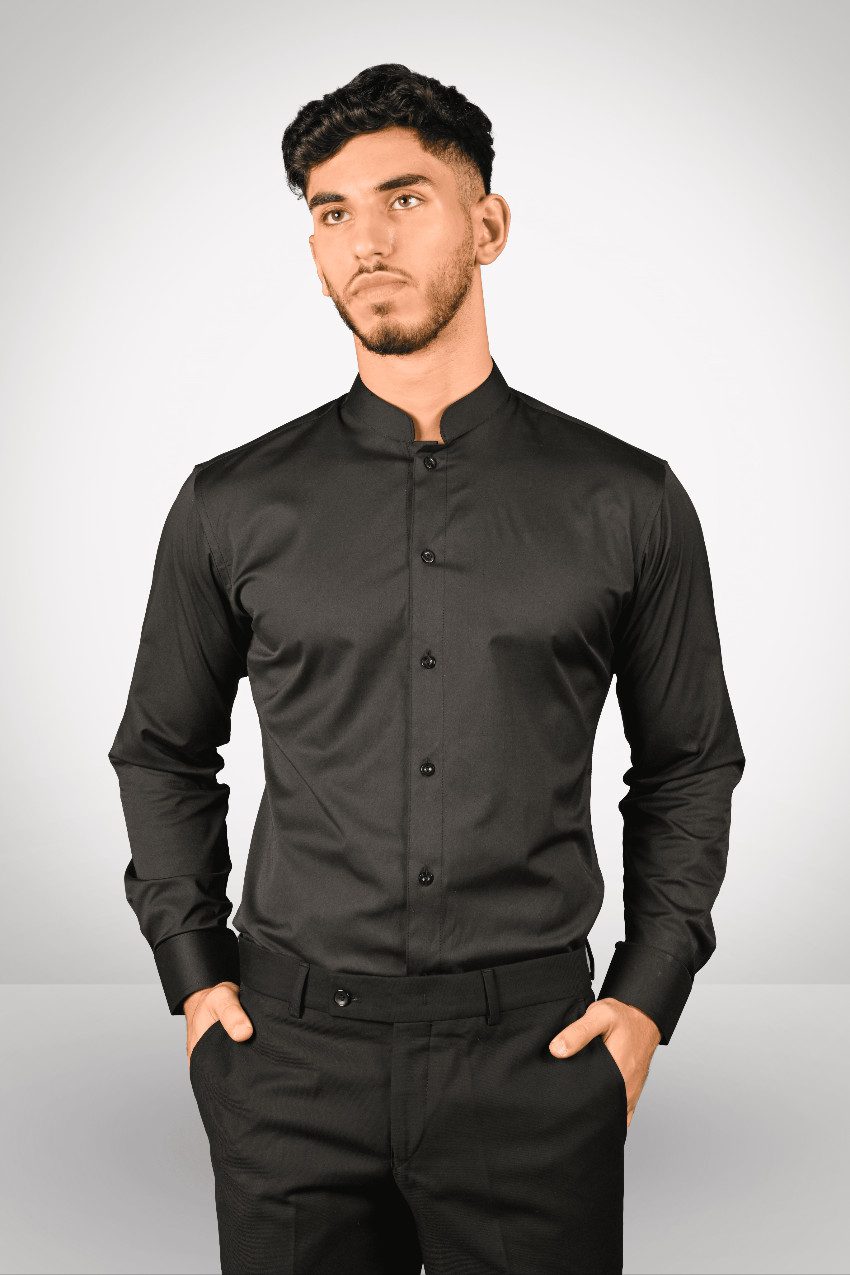 Chinese shirts - black